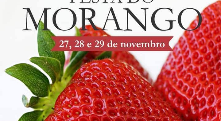 Festa do Morango dias 27, 28 e 29 de novembro de 2015