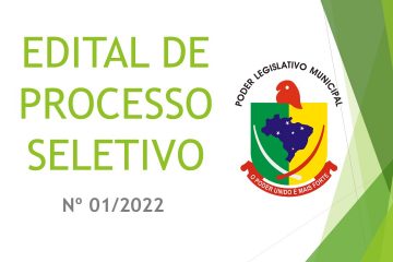 EDITAL DE PROCESSO SELETIVO Nº 01/2022